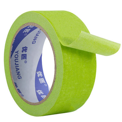 36mm resistente ai raggi UV resistente al calore Pittori di rimozione pulita Nastro mascherante verde