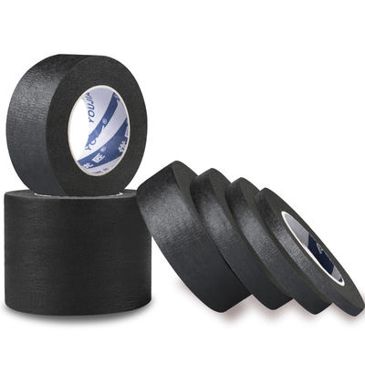 Nastro di carta di mascheratura nera personalizzato per vernice a spruzzo Protezione Decorazione Scrittura Pittori Nastro