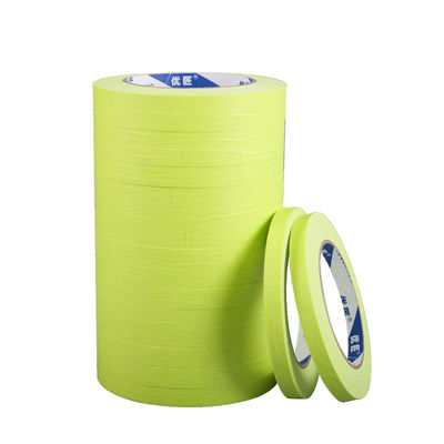 Pittori personalizzati Nastro di mascheratura di carta verde per la pittura Da scrivere Lunghezza 500m