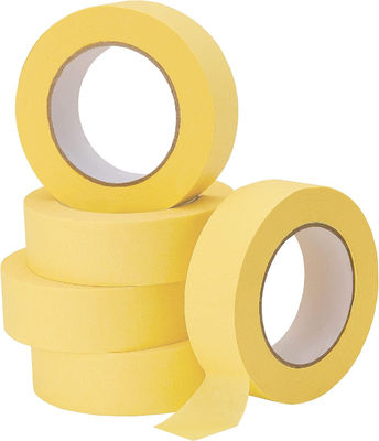 Nastro mascherante di carta crepe resistente alle alte temperature giallo 25 mm*50 m