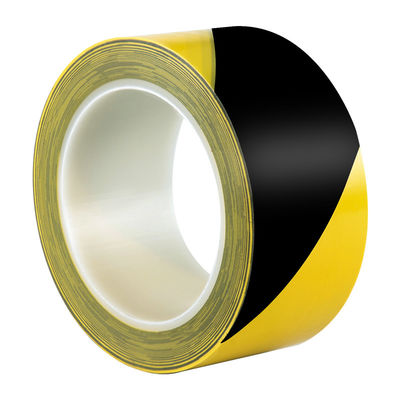 Nastro di segnalazione di sicurezza per pavimenti in PVC giallo nero misto Nastro di segnalazione di pericolo giallo nero