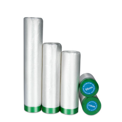 4-64Fold Acrylic Adhesive Pre Taped Waterproof Moisture Proof Masking Film Per Decorazione