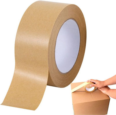 Tela di carta Kraft stampata a caldo autoadesiva gommata marrone 145 MIC