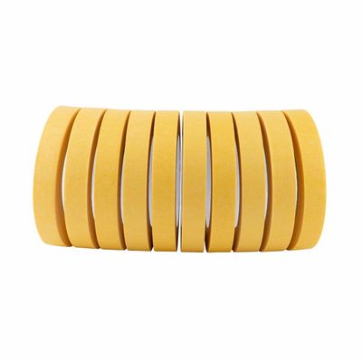 Carta di mascheratura per pittori di colore giallo senza residui Nastro adesivo per la pittura murale e l'artigianato Nastro di mascheratura