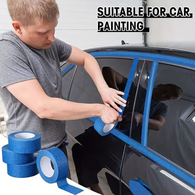 Nastro adesivo per mascheratura di carta crepe blu Nastro adesivo per mascheratura automobilistica