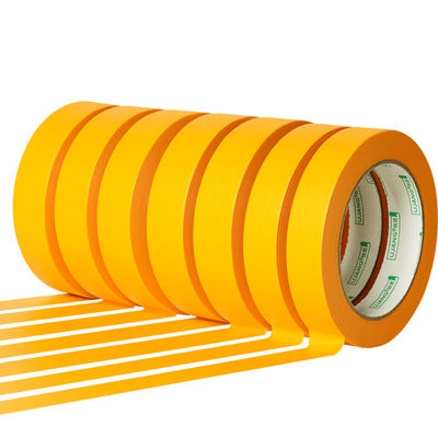 Nastro di carta giallo Washi Performance Nastro mascherante Verniciatura Jumbo Roll