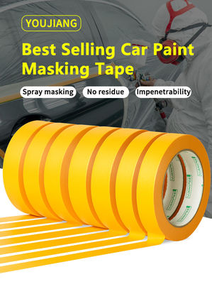 Cina Fornitore Carta di riso gialla Automotive Acrilico Adesivo Verniciatore Washi Nastro mascherante