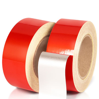 Nastro di marcatura Custom Heavy Duty PVC Floor Line Road Red Parcheggio autoadesivo di sicurezza Industrial Warning Floor Tape