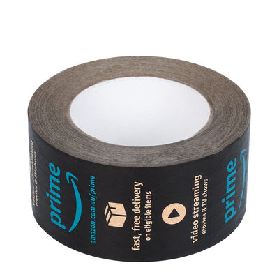 Eco Friendly Custom Logo Stampato Self Adhesive Kraft Paper Tape Acqua Attivato Kraft Paper Tape Rinforzare Kraft Paper Tape