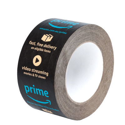Eco-Friendly Custom Logo Stampato Self Adhesive Kraft Paper Tape Nastro di imballaggio