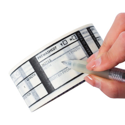 Carta adesiva di gomma rivestita di carta crepe resistente alle sostanze chimiche Verniciatura Etichettatura Nastro mascherante