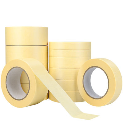 Giallo UV resistente al calore resistente all'acqua Vernicianti Nastro mascherante per la verniciatura a spruzzo Mascherante taglia personalizzata