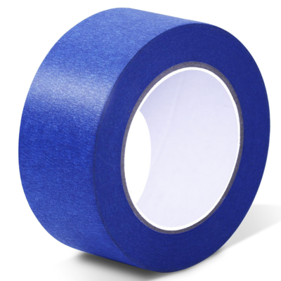 14 giorni resistente ai raggi UV carta crepe blu pittori nastro mascherante per linee nitide