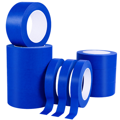 Nastro adesivo blu per mascheratura per verniciatura automobilistica resistente ai raggi UV, senza residui per 14 giorni