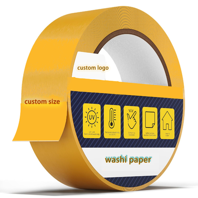 Nastro adesivo di carta Washi Jumbo Roll impermeabile con colla in gomma senza residui